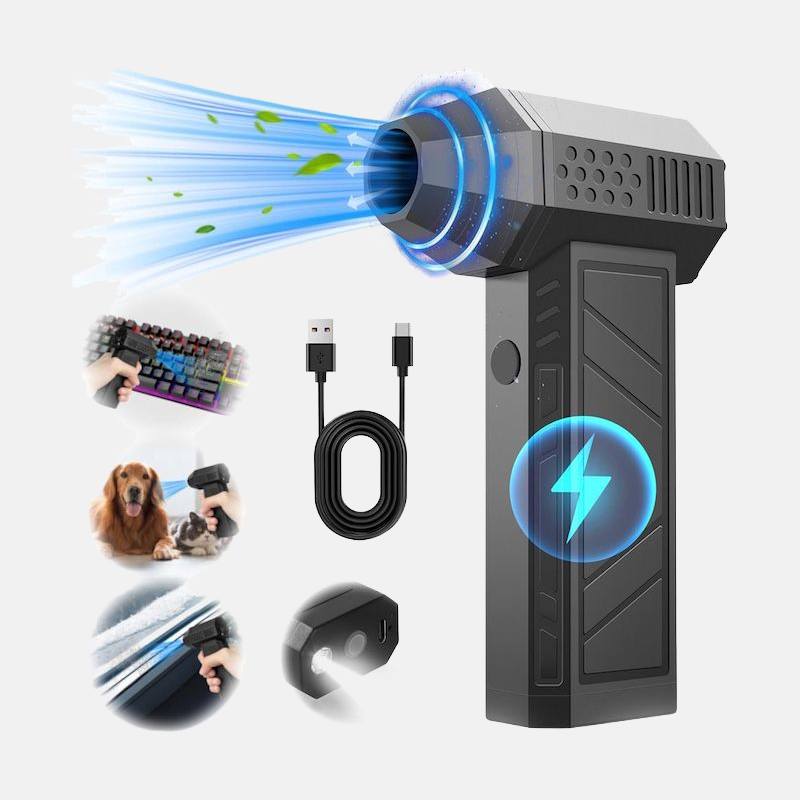 Портативный аккумуляторный турбовентилятор-компрессор Turbo Jet Fan