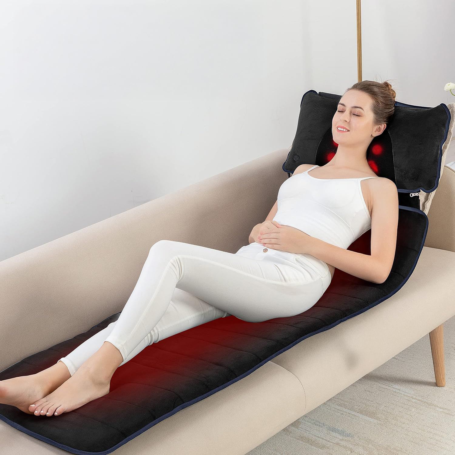 Массажный коврик-матрас Massage 2в1 с подогревом