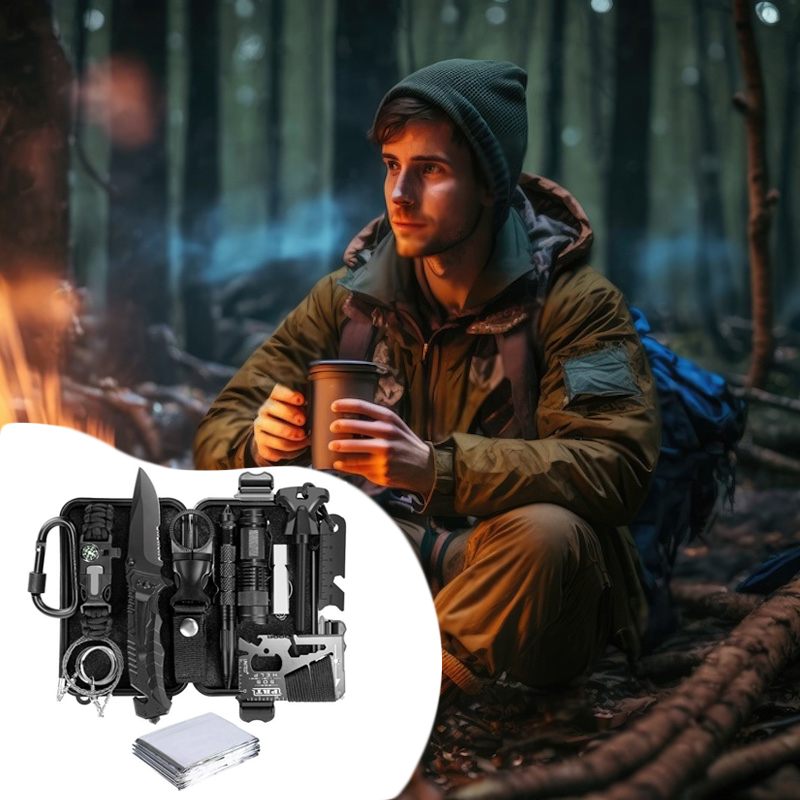 Туристический многофункциональный набор 12 в 1