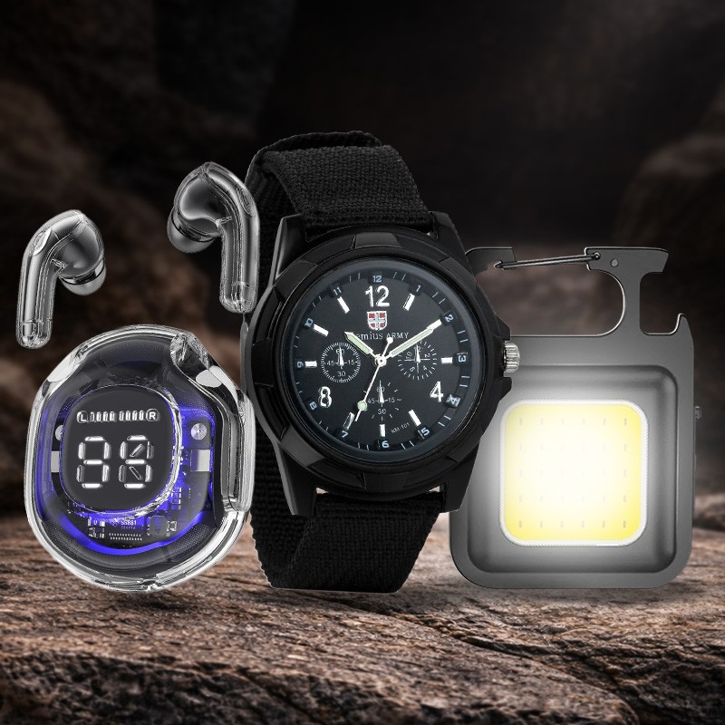 bezdrotovi-navushniki-ultrapods-pro-cholovichij-godinnik-genius-army-lihtar-led-z-karabinom-ta-magnitom-01