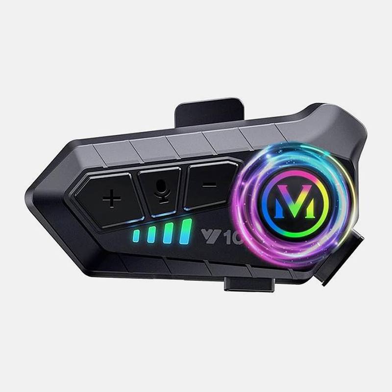 Беспроводная мотогарнитура для шлема Y10 с мягким микрофоном Bluetooth 5.3